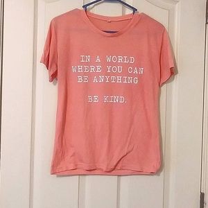 Pink Tee, size small